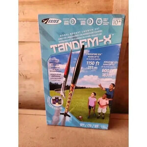 C15 ESTES TANDEM-X Model Rocket Launch Set High Performance Rockets